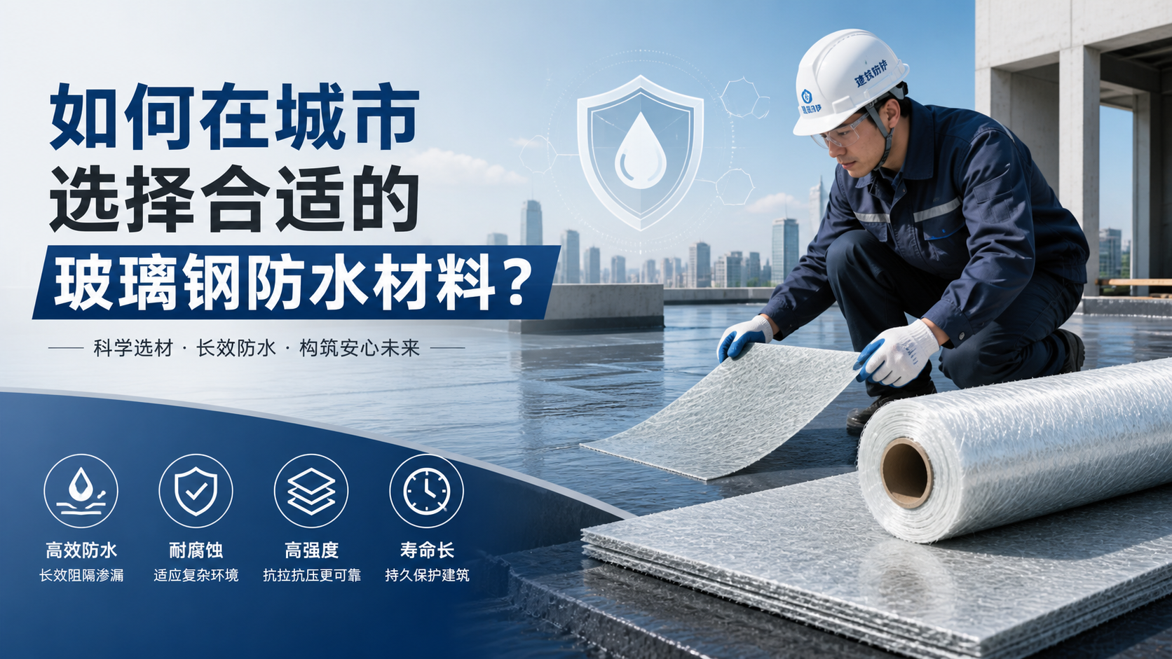 如何在白银选择合适的玻璃钢防水材料？