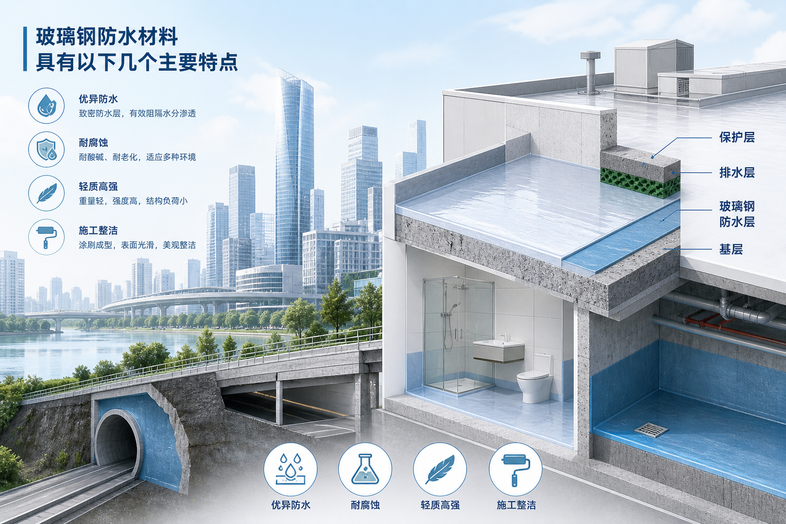 2023年玻璃钢防水材料市场趋势分析，关注 白银 发展