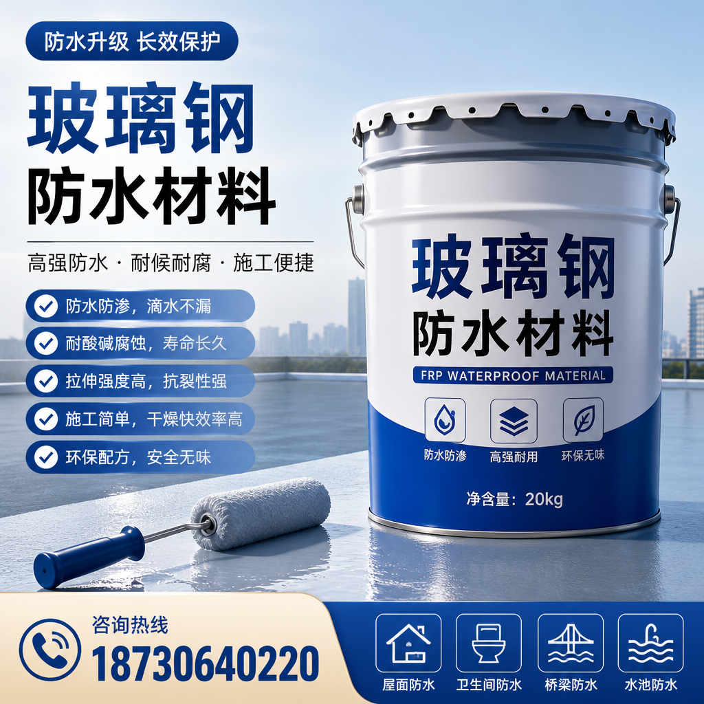 专家解析：玻璃钢防水材料的市场前景分析在 白银