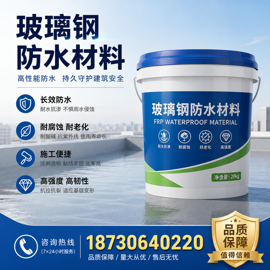专家解析：玻璃钢防水材料的市场前景分析在 白银