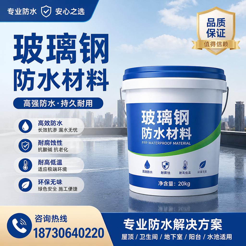 了解玻璃钢防水材料的市场趋势,白银 企业不可不知